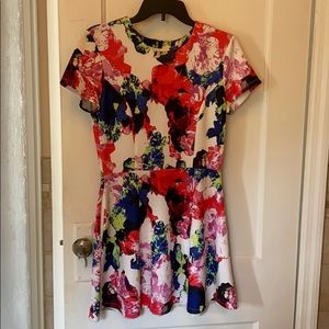 Multi-colored Cocktail Dress